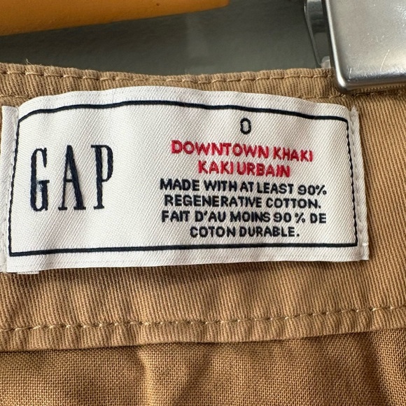 NWT Gap size 0, downtown khaki mid rise stretch cargo utility pants - Picture 7 of 7